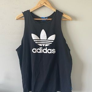 Black adidas tank top size xl